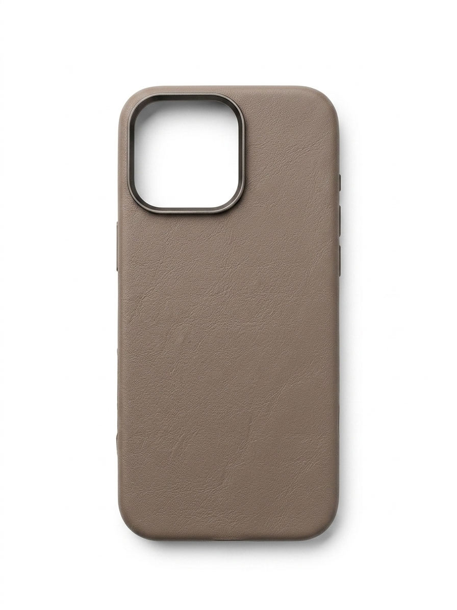 ICON Luxe Leather - Grey - 16 Pro Max