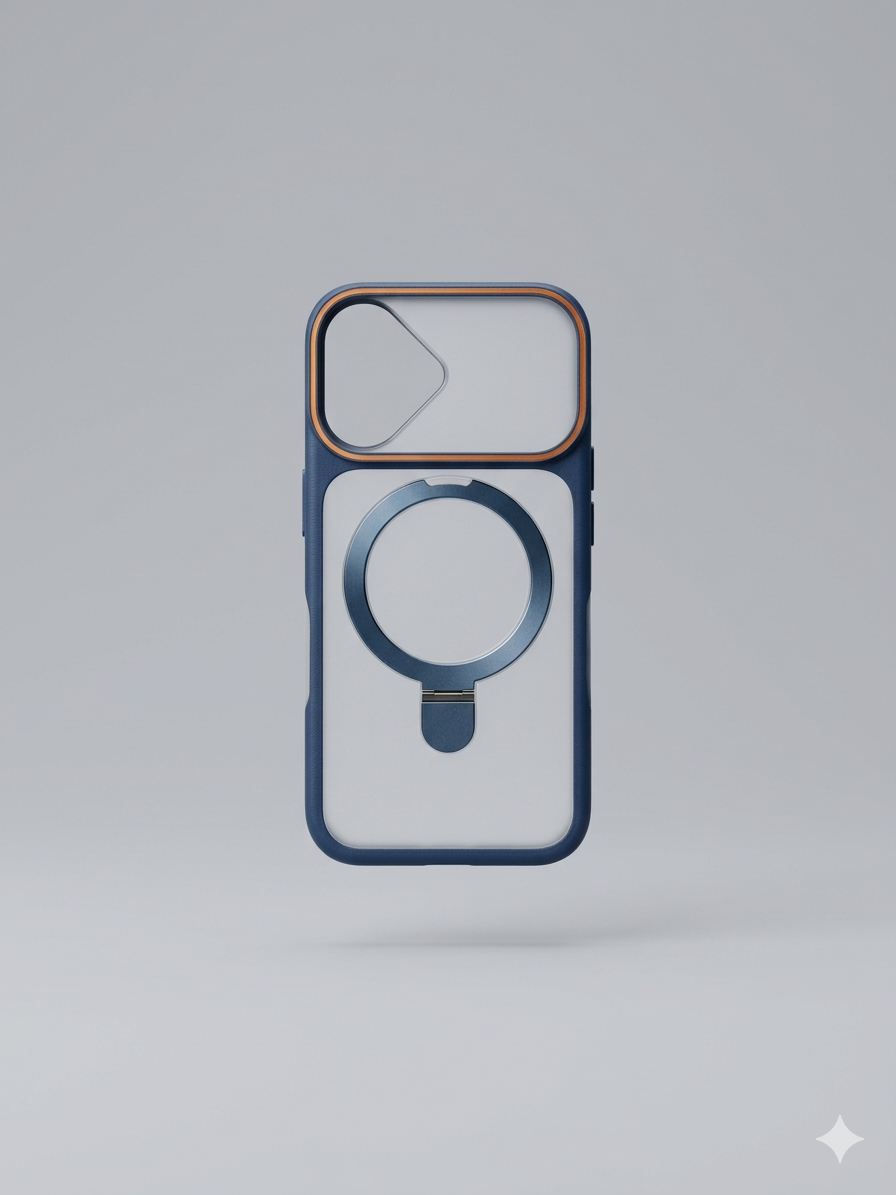 Magsafe Stand Case - Blue - 17 Pro