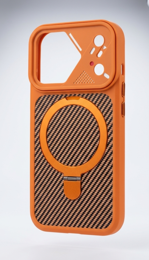 17 PRO / PRO MAX - CARBON MAGSAFE - ORANGE