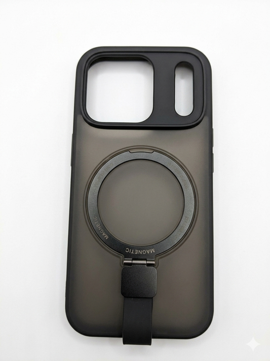 Stand Magsafe Holder Case - Black - 17 Pro