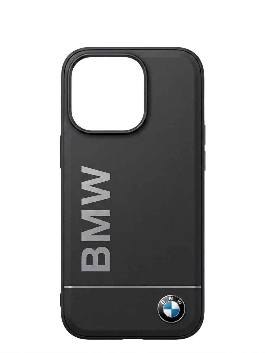 BMW Leather Case - Black - 16 Pro