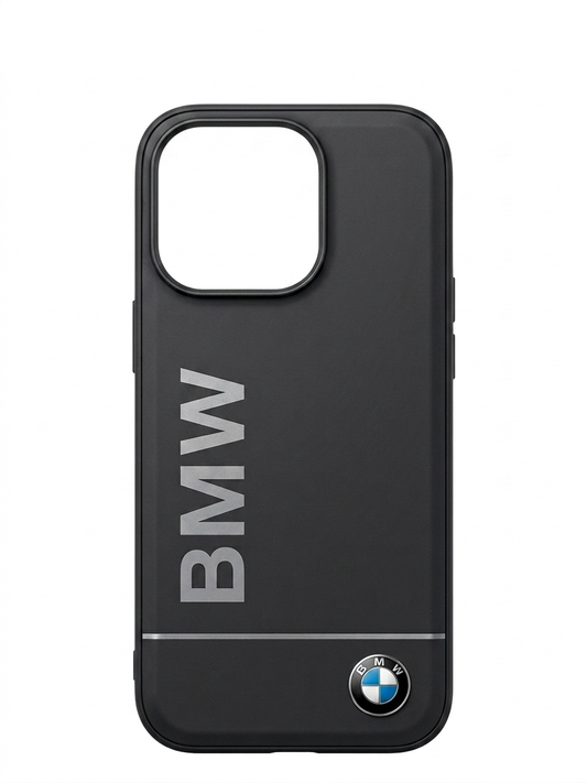 BMW Leather Case - Black - 16 Pro