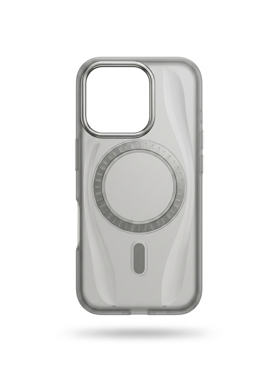 Double Magsafe Case -  Grey - 16 Pro