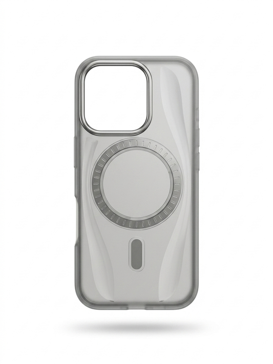 Double Magsafe Case -  Grey - 16 Pro
