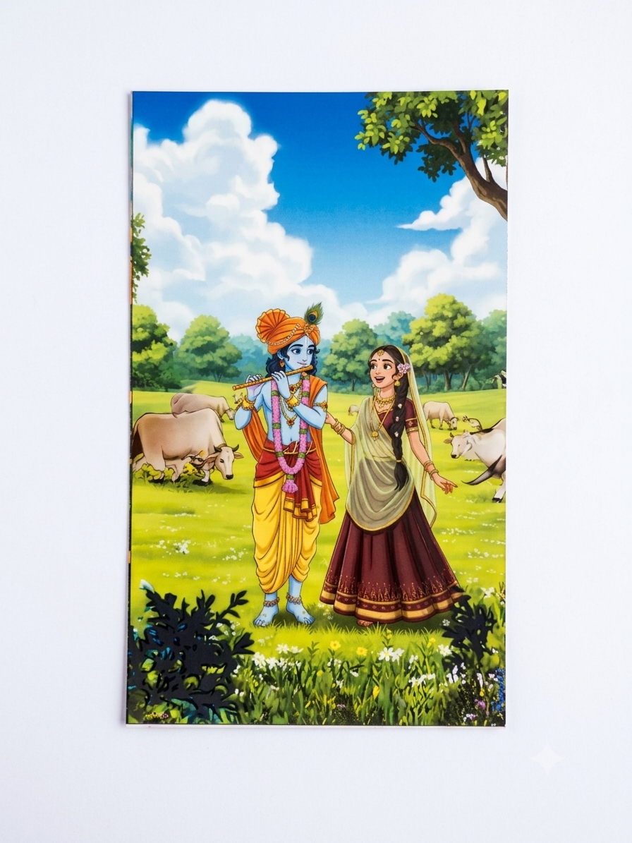 044-LORD RADHA KRISHNA WITH COWS