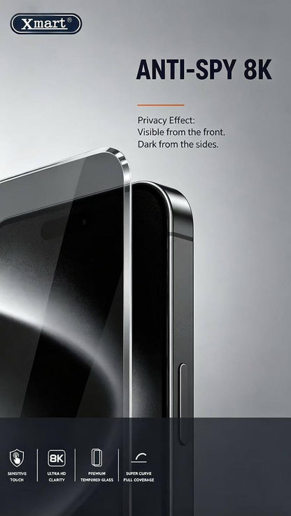 Borderless 8K Privacy Glass for Iphone