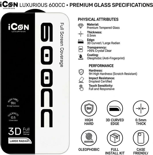8K ULTRA HD - 600CC ICON Iphone Glass