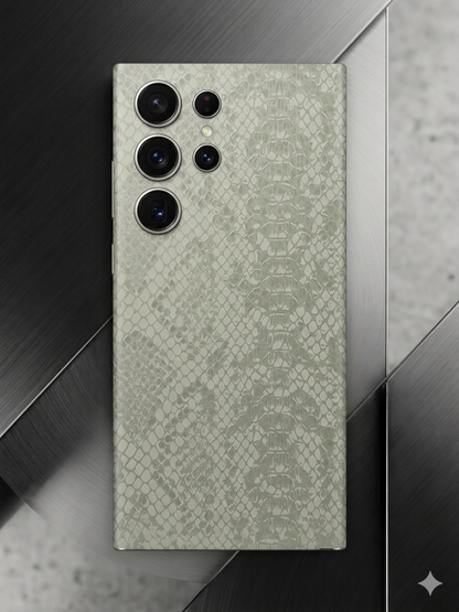 54 - Ivory Embossed Serpent