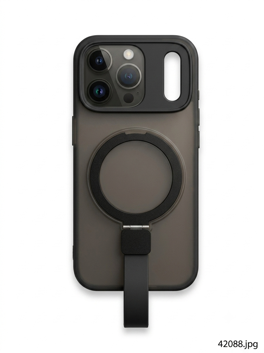 Stand Magsafe Holder Case - Black - 17 Pro