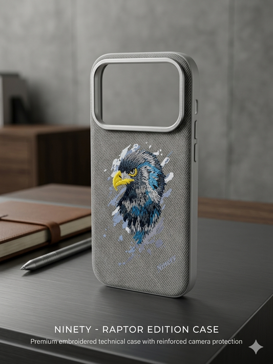 3D Embroidery Cases - Eagle Grey