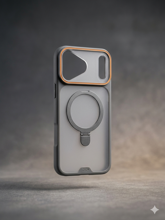 Magsafe Stand Case - Grey - 17 Pro